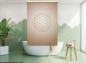 Preview: Extartiqe Duschrollo Blume des Lebens cappuccino